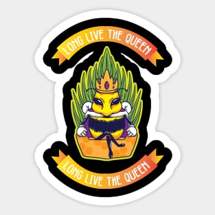 Long live the Queen Beekeeping Gift Bees Beekeeper Suit Sticker